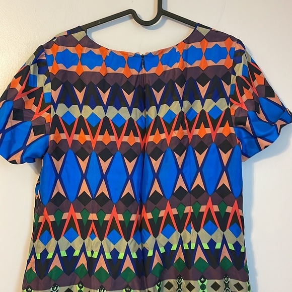 J. Crew Multicolor Geometric Dress - Picture 13 of 16
